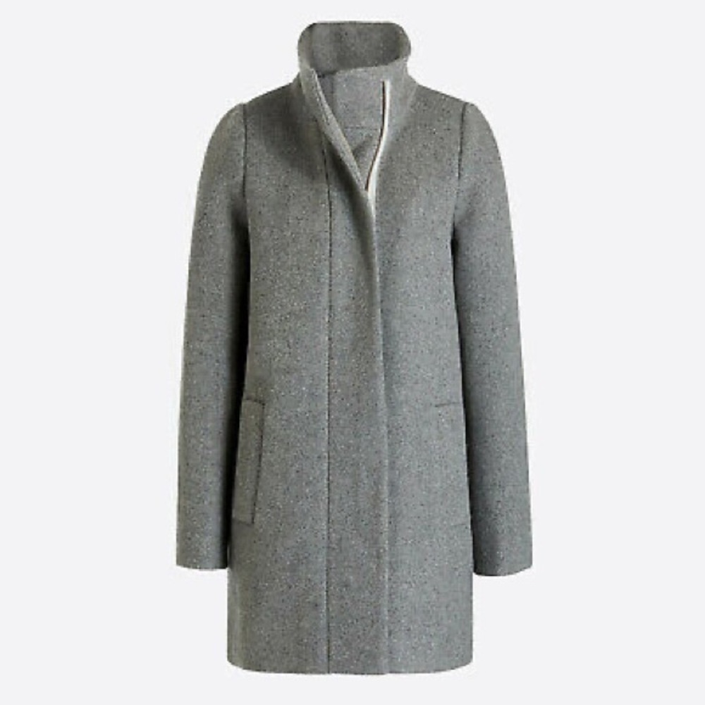 J Crew City Coat Heather Graphite